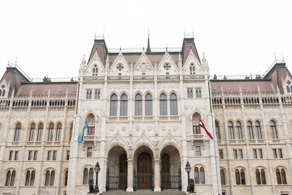 Будапешт Венгрия Октября 2022 Года Общий Взгляд Венгерского Парламента Будапешт — стоковое фото