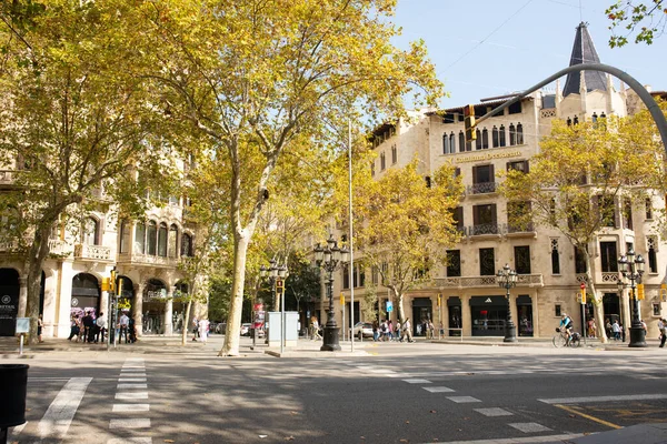 Barcelona Cataluña España Octubre 2022 Vista Calles Edificios Barcelona —  Fotos de Stock