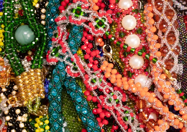 Beads, Jewelry, beads necklaces, close-up view