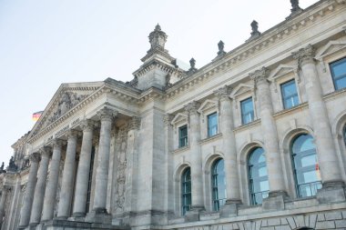 Berlin, Almanya, Mayıs 2023. Bundestag binası, Almanya Federal Cumhuriyeti Parlamentosu     