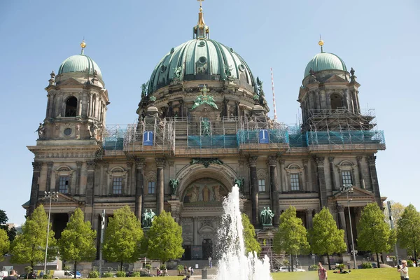Berlin Almanya Mayıs 2023 Berlin Katedrali Berliner Dom Güneşli Gün — Stok fotoğraf