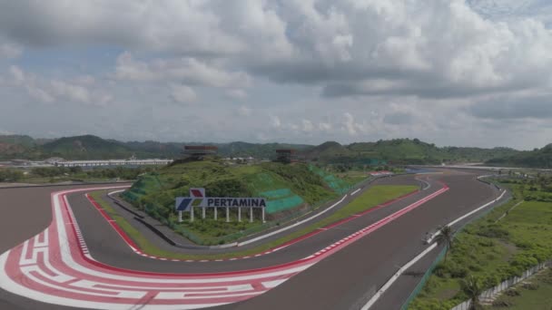 Lombok Indonesien December 2023 Indonesisk Grand Prix Circuit Pertamina Mandalika — Stockvideo