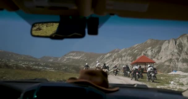 Motocross Las Montañas Imágenes Alta Calidad — Vídeos de Stock