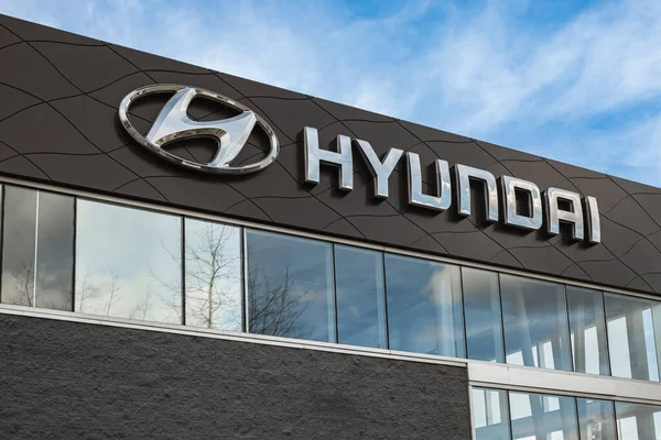 Vue Extérieure Concessionnaire Hyundai Vancouver Canada Hyundai Motor Company Est — Photo