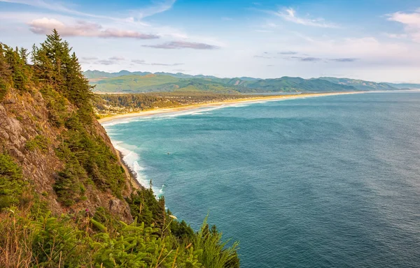 Oregon Batı Kıyısında Güzel Bir Deniz Manzarası Var Neahkahnie Nin — Stok fotoğraf