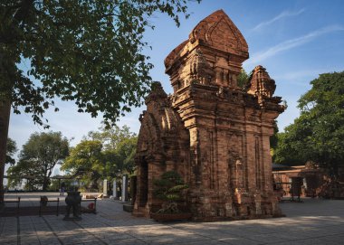 Ponagar or Thap Ba Po Nagar is a Cham temple tower near Nha Trang city in Vietnam. Po Nagar Temple. Po Nagar temple, known locally as Thap Ba, is an ancient temple of historical significance. clipart