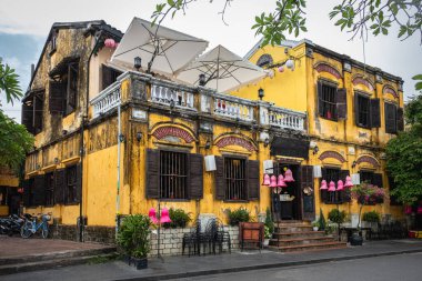 Hoi An antik bir kasaba, UNESCO dünya mirası, Quang Nam vilayetinde. Vietnam. Hoi An, Vietnam 'daki en popüler yerlerden biridir. Vietnam 'da eski bir kasaba