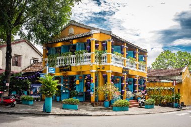 Hoi An antik bir kasaba, UNESCO dünya mirası, Quang Nam vilayetinde. Vietnam. Hoi An, Vietnam 'daki en popüler yerlerden biridir. Vietnam 'da antik bir kasaba - 21 Mayıs 2024
