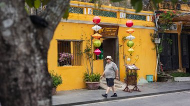 Hoi Antik bir kasaba, UNESCO dünya mirası, Quang Nam vilayetinde. Vietnam. Hoi An, Vietnam 'da restoranları ve dükkanları olan en popüler yerlerden biridir. 22 Mayıs 2024