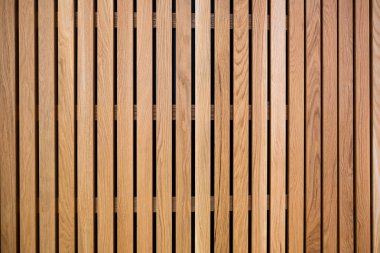 Ahşap kaplama, tahta kaplama. Tahta çit panellerini kapatın. Tahta, kahverengi doku. Doğal kahverengi ahşap arka plan. Yatay