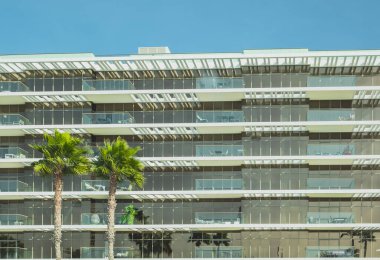 Dubai 'de yeni inşa edilmiş bir apartman dairesi. Apartman dairesi. İkametgah dairesi. Lüks daireler. Gayrimenkul. Modern Konutlar