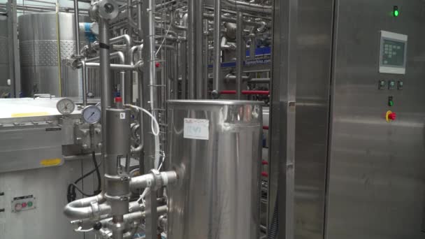 Kyiv Ukraine Oktober 2022 Juice Production Juice Production Packaging Plant — Stock Video