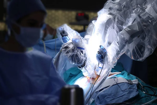 Robotic Surgery. Medical operation involving robot. Medical robot. Minimally Invasive Robotic Surgery.