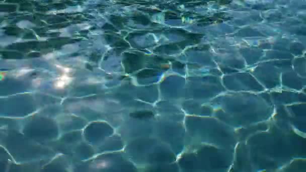 Increíble Agua Azul Cristalina Fondo Naturaleza Color Del Agua Bellamente — Vídeos de Stock