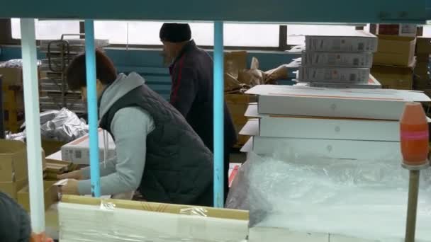 Vinnytsia Ukraine Şubat 2024 Elektrikli Isıtıcıların Fabrika Montajı Bitki Durgun — Stok video