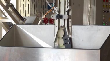 Pancarlı yaban turpu üretimi. Yabanturpunu yemek çeşnisine çeviriyorum. Yabanturpu çeşnisi üretimi. Kırmızı pancarlı yaban turpunu paketlemek için taşıyıcı. 