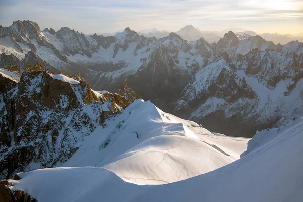 stock image Mountains of Chamonix, Lac Bleu, Mont-Blanc, France.