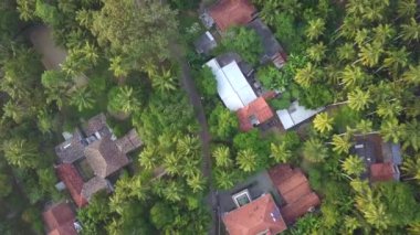 Güney eyaletleri Sri Lanka 'nın 4k' lık hava aracı görüntüsü