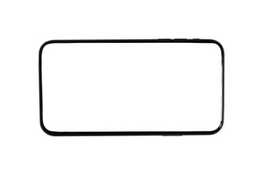 telefon beyaz arkaplanda izole edildi.