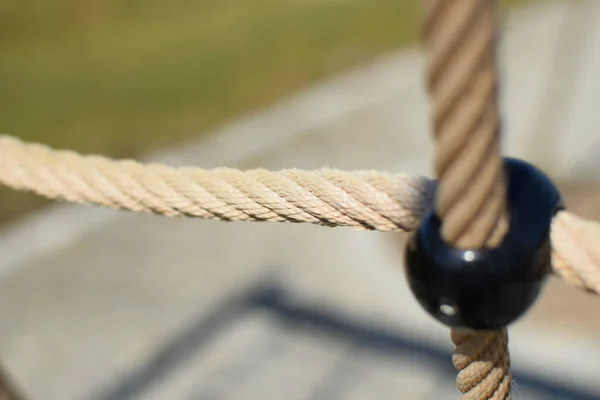 Мотузка Мотузка Дитячий Майданчик Морська Мотузка Вітрильний Спорт — стокове фото