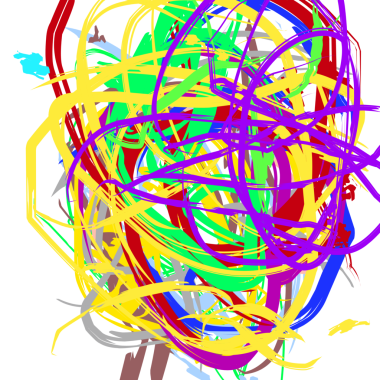 Duvar kağıdı için soyut sanat illüstrasyonu 