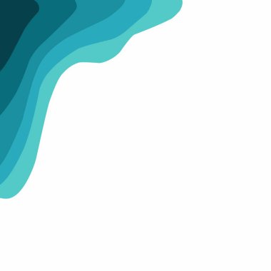 Yaz plajı mavi renkte