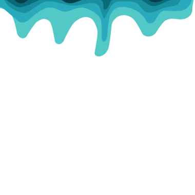 Yaz plajı mavi renkte