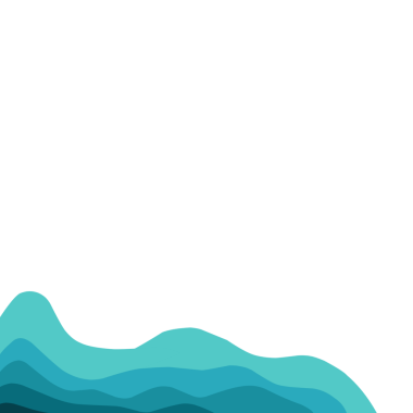 Yaz plajı mavi renkte