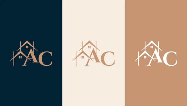 AC logosu ve ev formu elementi. Yani bir emlak şirketi.