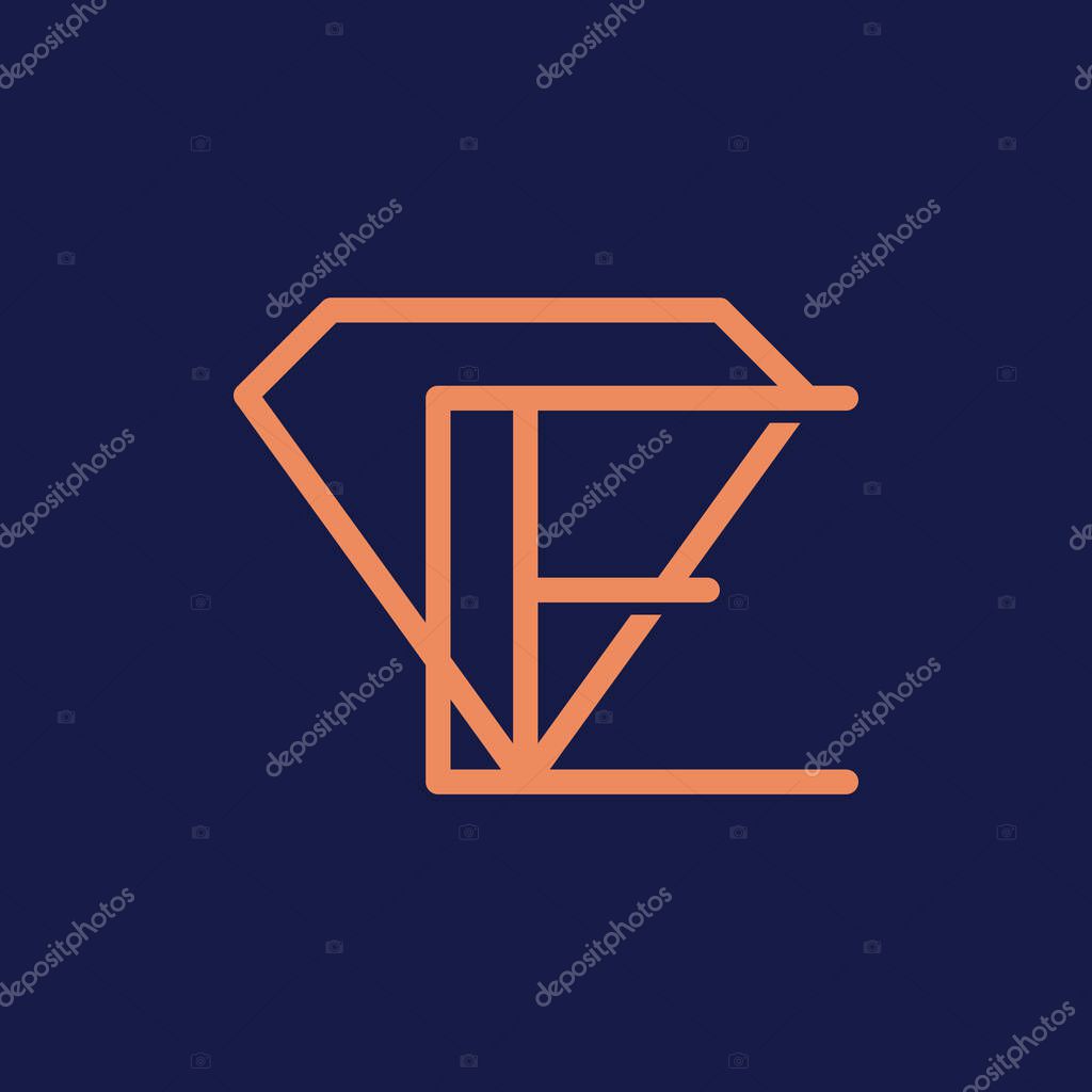 Initial Letter E Diamond Logo Concept icon sign symbol Element Design Line Art Style. Jewellery, Jewelry, Gem Logotype. Vector illustration template