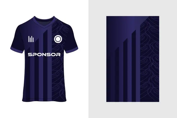 Spor tişörtü için kumaş tekstil tasarımı, futbol kulübü için futbol forması modeli.