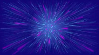 Star burst background. Abstract bright light of glow space explosion. Energy blue ray motion effect. Shine glowing flare line beam flash in pattern. Futuristic sparkle wallpaper. Galaxy speed animate.