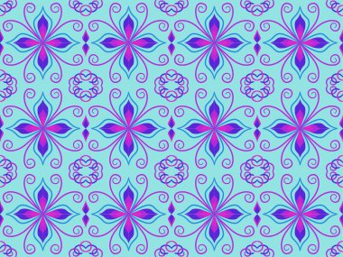 Kök, etnik, geometrik şekil, süsleme, aztek, motif, kabile, boho, etnik, yerli yineleme vektörü kumaş ve tekstil ya da halı için kusursuz desen. Geleneksel boyanmış desen.