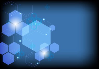 Altıgen teknolojisi soyut arka plan, bal tarağı çokgen deseni. Fütürist bilim için modern tasarım biçimi kavramı geometrik şekil kullanımı araştırma için yaratıcı duvar kağıdı, biyoteknoloji.