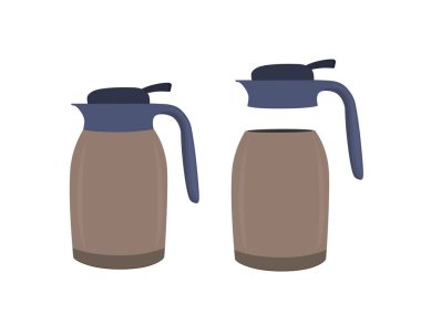 termos beyaz zemin üzerine.