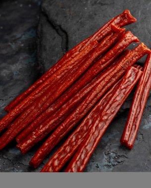 Salted dried fish scaviar. Snack for beer