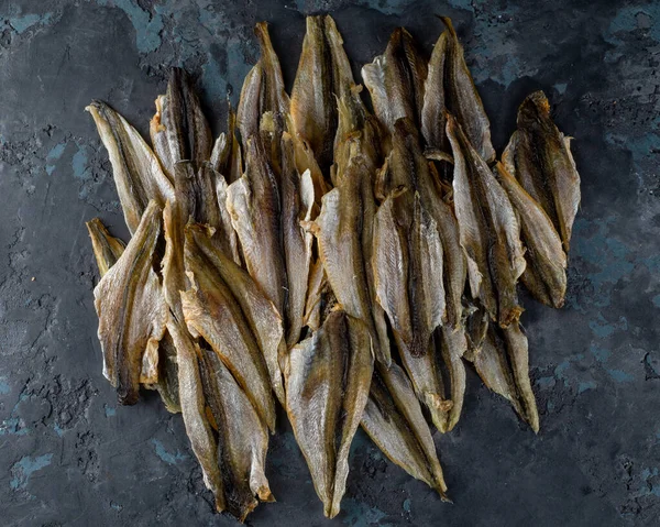Salted Dried Horse Mackerel Fish Fish Appetizer Beer Stockfish — Stock Photo, Image
