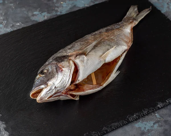 Salted Dried Dorada Fish Fish Appetizer Beer Stockfish — Stock Photo, Image