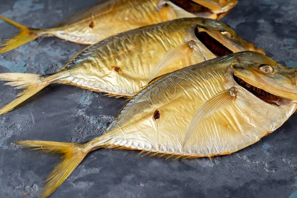Salted Dried Mackerel Fish Fish Appetizer Beer Stockfish — Stock Photo, Image