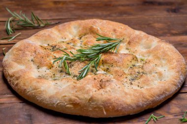 Geleneksel Asya mayasız ekmeği. Ekmek keki