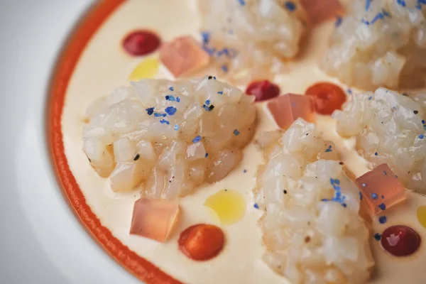 Sweet Sour Squid Carpaccio — Stock Photo, Image