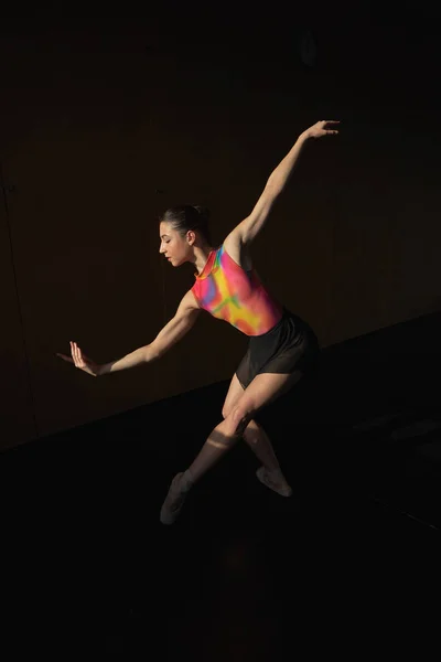 Recalentamiento Ensayo Bailarín Profesional Ballet —  Fotos de Stock