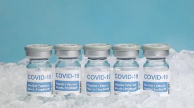 Coronavirus covid-19 aşısı laboratuvarda.