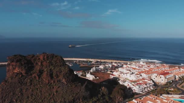 Luftaufnahme Der Stadt Von Gran Canaria Spanien — Stockvideo