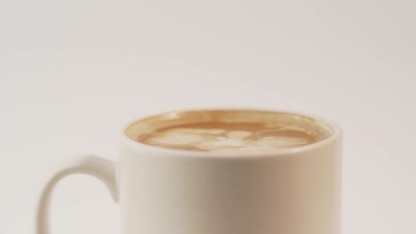 咖啡杯关上了 — 图库视频影像