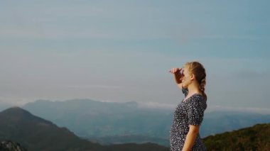 Yeşil çayırlarda otlayan koyunlar ve boğalar 