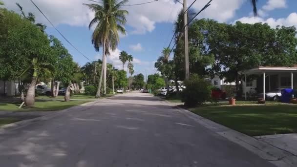 Imágenes Aéreas Las Calles Miami Florida — Vídeos de Stock