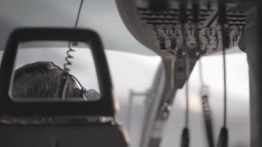uçuş sırasında pilot görünümü