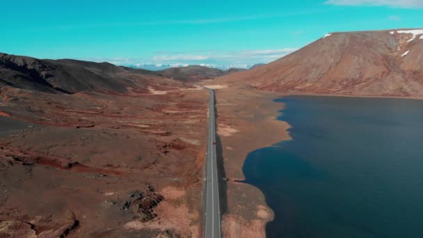 Красивий Пейзаж Природи Ісландії — стокове відео