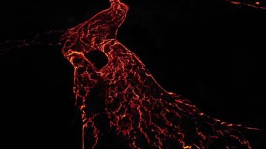 Volkan manzarası, Fagradalsfall, İzlanda